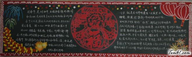 迎新年3-黑板报版面设计图图片1