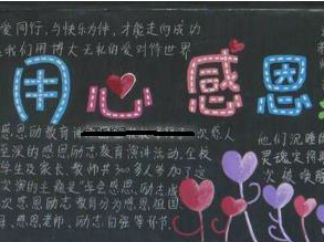 励志-黑板报版面设计图