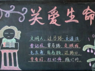 森林防火2-黑板报版面设计图