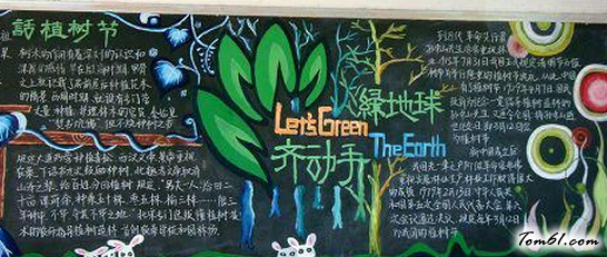 环境黑板报版面设计图图片1