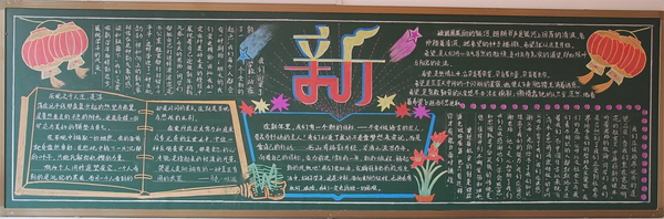 春节黑板报版面设计图2