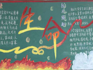森林防火黑板报版面设计图2