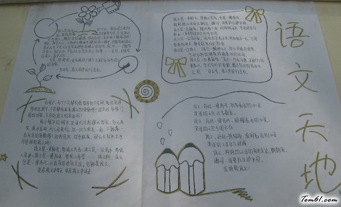 语文天地手抄报版面设计图5图片1