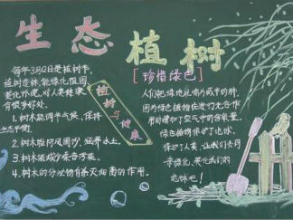 春韵黑板报版面设计图