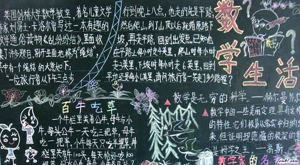 数学黑板报版面设计图2图片1