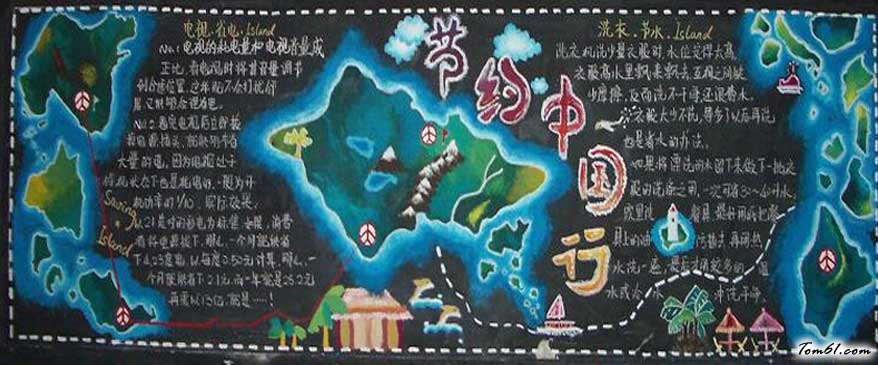 小学生防溺水黑板报版面设计图图片1