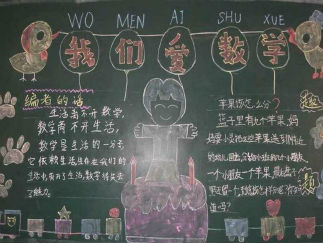 数学黑板报版面设计图