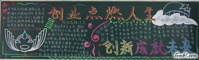 创新创业创未来黑板报版面设计图2图片1