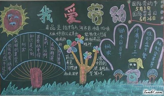 一分耕耘一分收获黑板报版面设计图2图片1