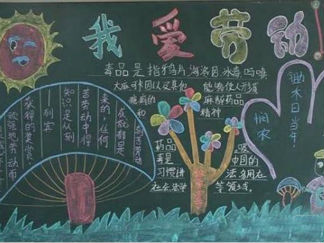 一分耕耘一分收获黑板报版面设计图2