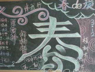 小学生文明礼仪黑板报版面设计图10