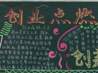 创新创业创未来黑板报版面设计图2