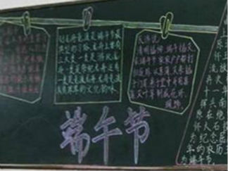 端午节黑板报版面设计图14