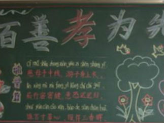 妇女节的黑板报版面设计图2