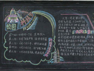 科技黑板报版面设计图3