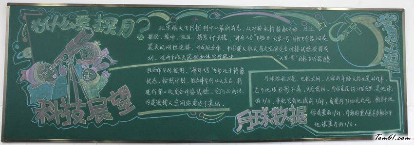科技黑板报版面设计图2图片1