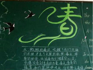 春天的黑板报版面设计图7