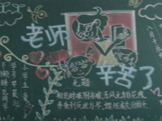最好的教师节黑板报版面设计图3