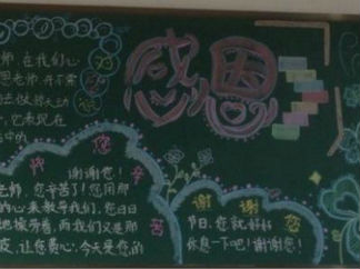 教师节主题黑板报版面设计图6