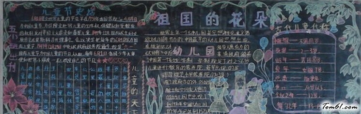 小学生六一儿童节黑板报版面设计图2图片1