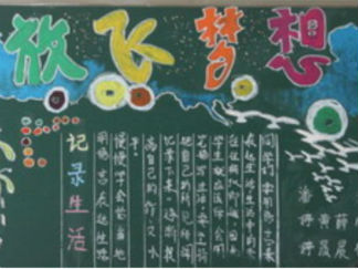新学期开学了黑板报版面设计图