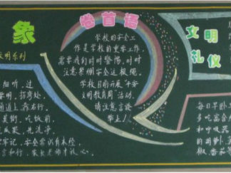 新学期开学励志黑板报版面设计图