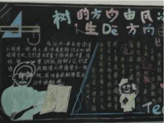 中秋节黑板报版面设计图15