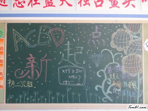 新学期、新面貌黑板报版面设计图2图片1