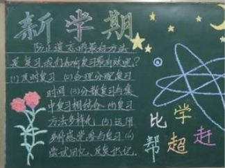 新学期第一期黑板报版面设计图7