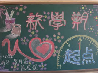 新学期新梦想新起点黑板报版面设计图5