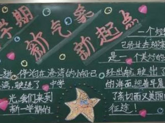 新学期第一期黑板报版面设计图3