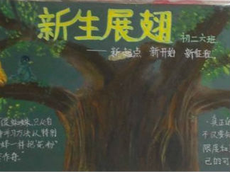 新起点新征程黑板报版面设计图2