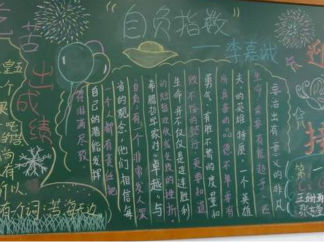 新学期新起点新面貌黑板报版面设计图2