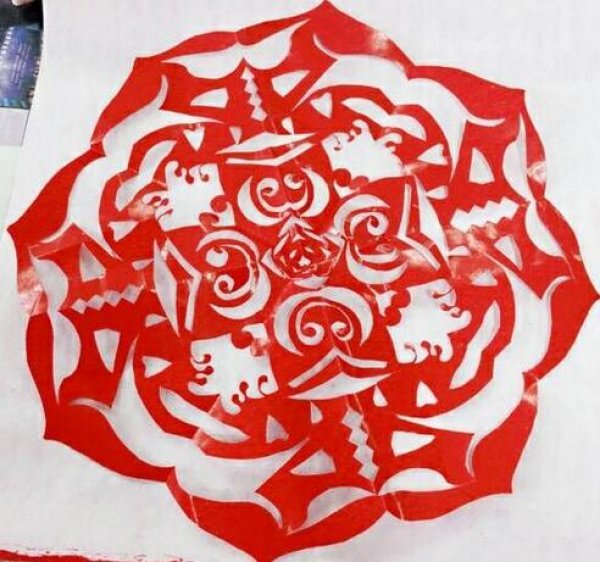 窗花剪纸图案与图解教程2