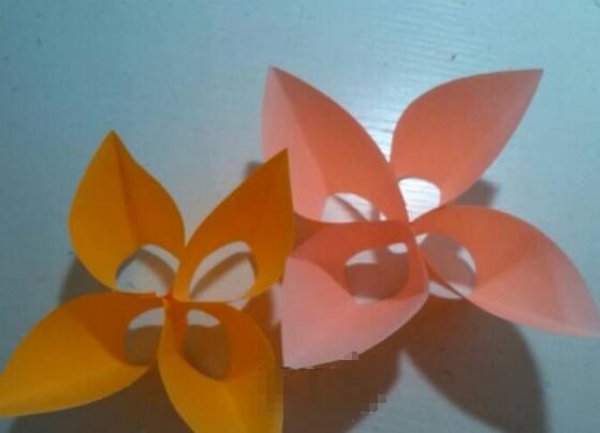 简约美丽的花剪纸图案与图解教程