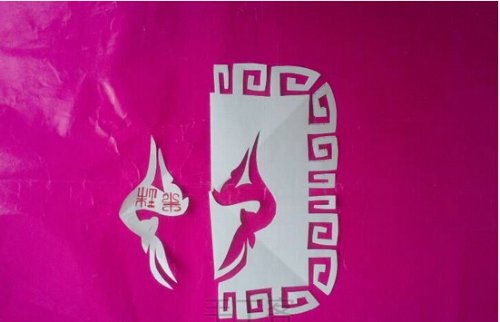 动物剪纸图案大全及方法-妩媚的小狐狸图片4