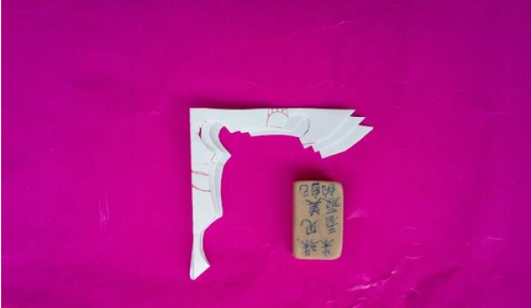 创意团花剪纸步骤图解-小乌龟图片3