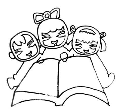 儿童剪纸图案大全及方法-书香进校园图片3