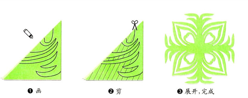 儿童剪纸大全之花苞图片2