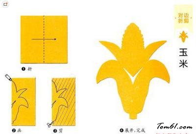剪纸之玉米图片1