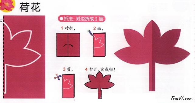 剪纸之荷花图片1