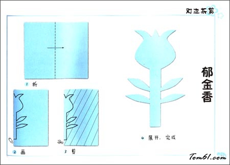 剪纸之郁金香图片1