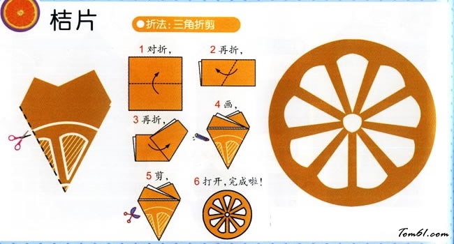 剪纸之桔片图片1