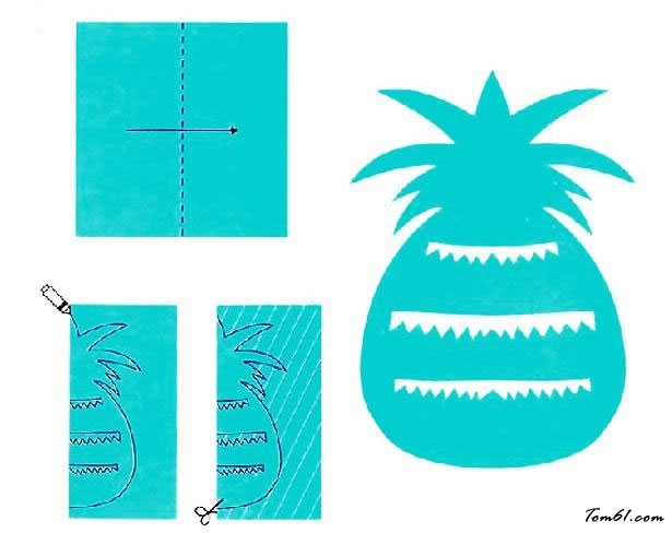 剪纸之菠萝2图片1