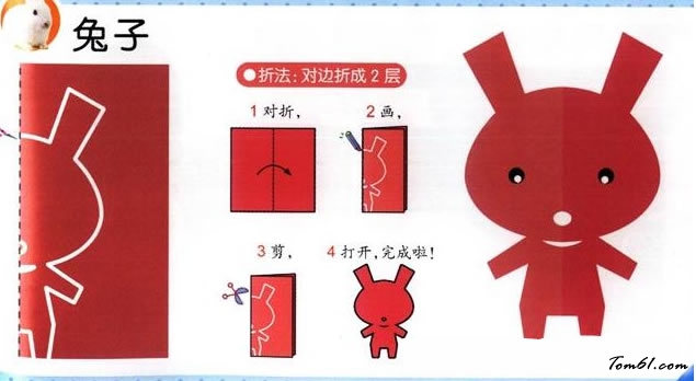 剪纸之兔子3图片1