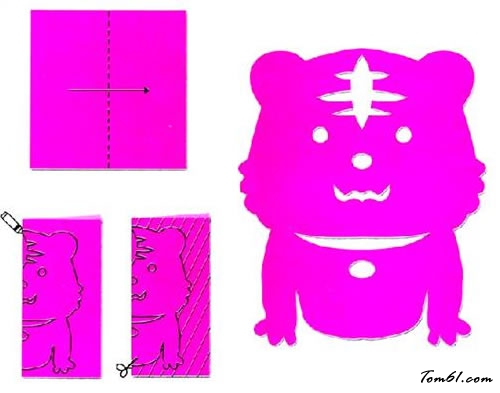 剪纸之老虎2图片1