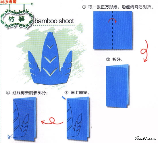 剪纸之竹笋图片1