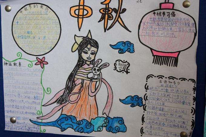 中秋节的手抄报,中秋节手抄报内容资料图片1