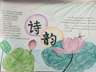 诗韵手抄报版面设计图