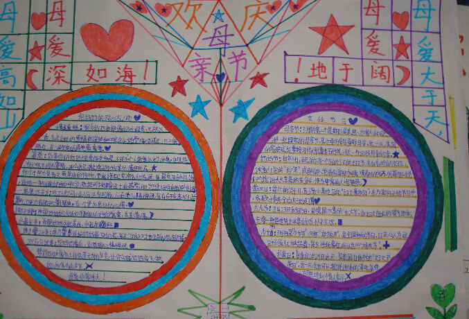 母亲节手抄报图片大全-欢庆母亲节图片2